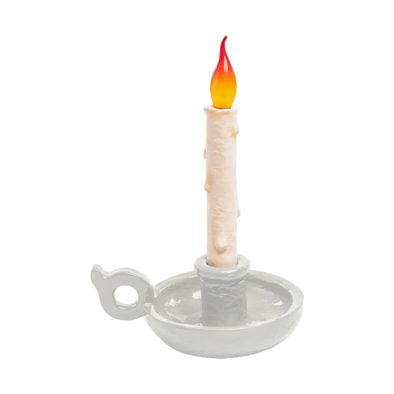 Bugia Blow ToGo tafellamp Wit - SELETTI Grimm Bugia - Woonkamer - Designer - Kunststof by Seletti – product photo