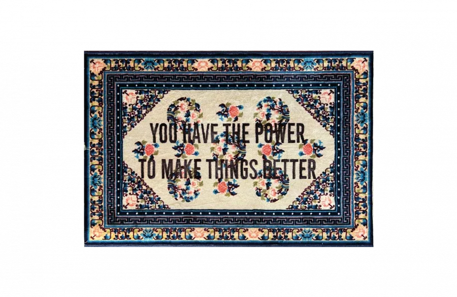Burnt vloerkleed you have the power - 18228 by Seletti – product photo