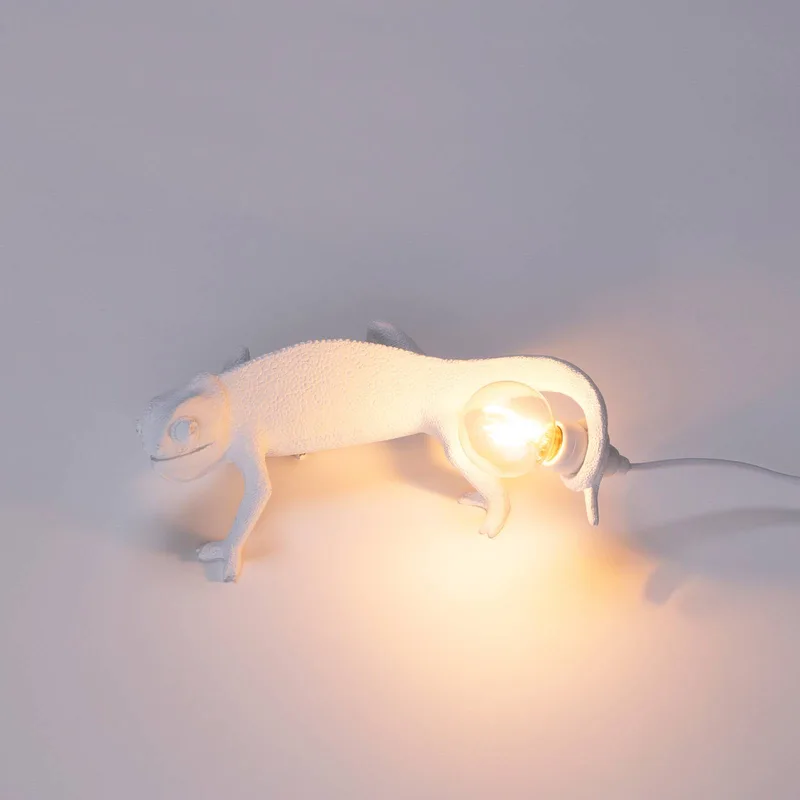 Chameleon Left-Going Up Wandlamp Wit by Seletti – product photo 2 of 2