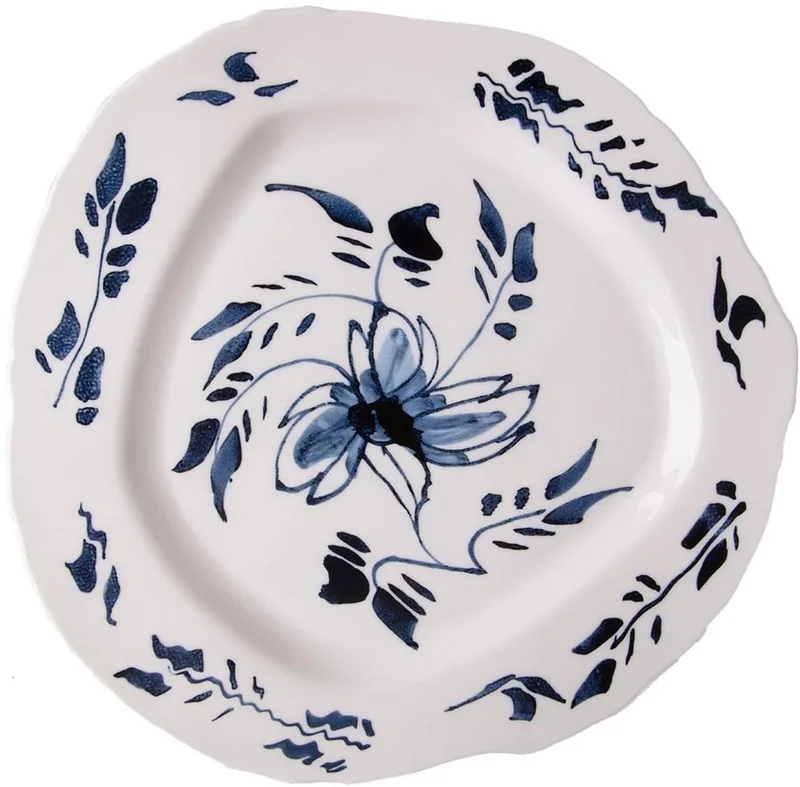 Classics On Acid Dinerbord Ø28 English Delft by Seletti in Wit – product photo