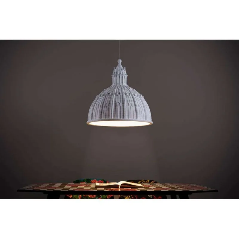Cupolone Quarantacincinque Hanglamp Ø45 White - Seletti - Woonkamer - Kunststof de Seletti – photo du produit