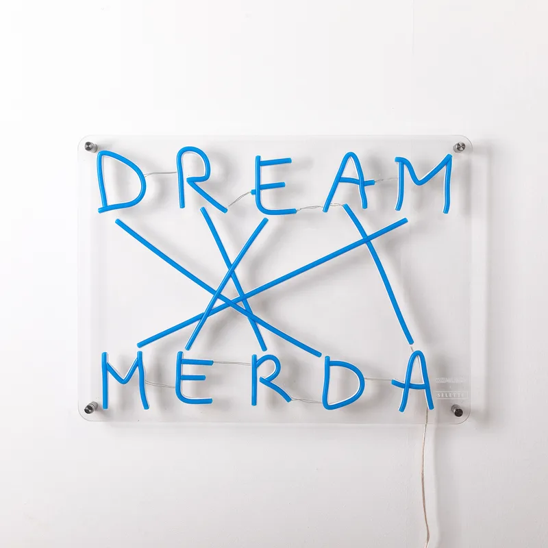 Dream-Merda LED-Sign - Seletti - Woonkamer - Designer - Kunststof by Seletti – product photo