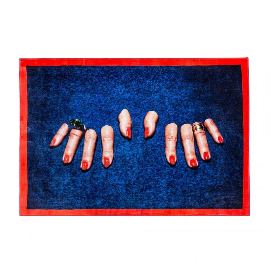 Fingers rechthoekig vloerkleed - 18060 van Seletti – productfoto