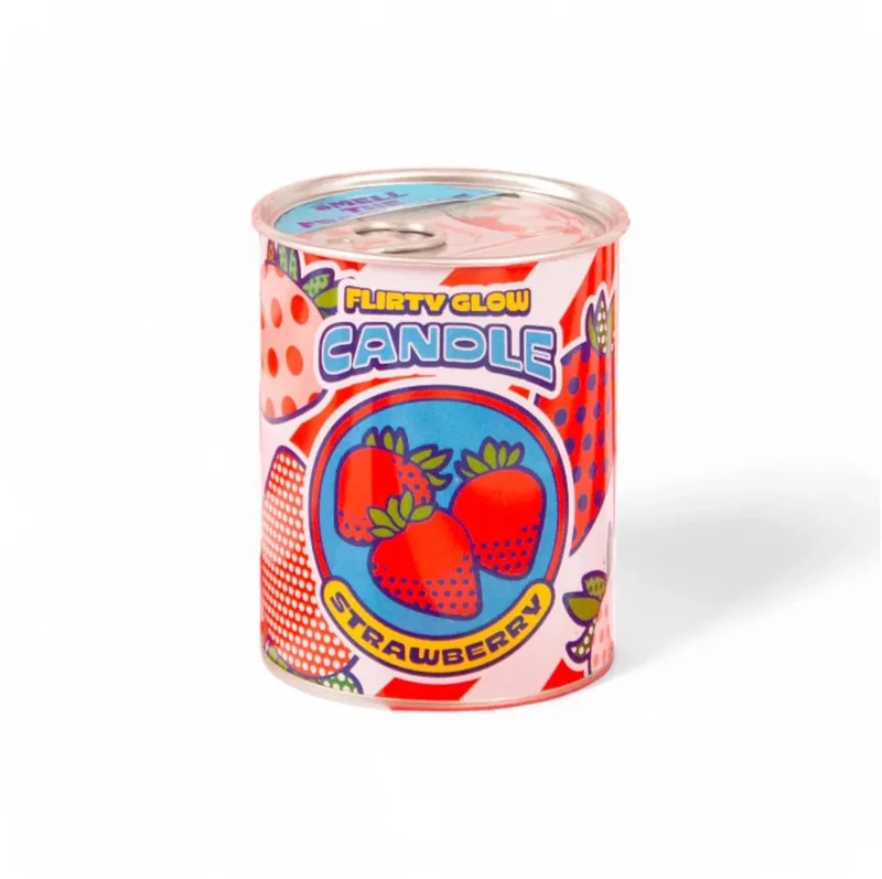 Flirty Glow geurkaars aardbei van Seletti in Rood – productfoto