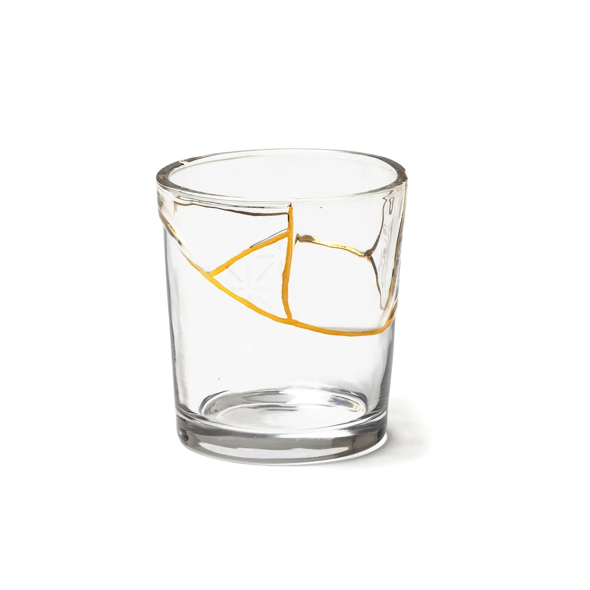 Glas Kintsugi - Transparent - Feingold - Designer Marcantonio de Seletti – photo du produit