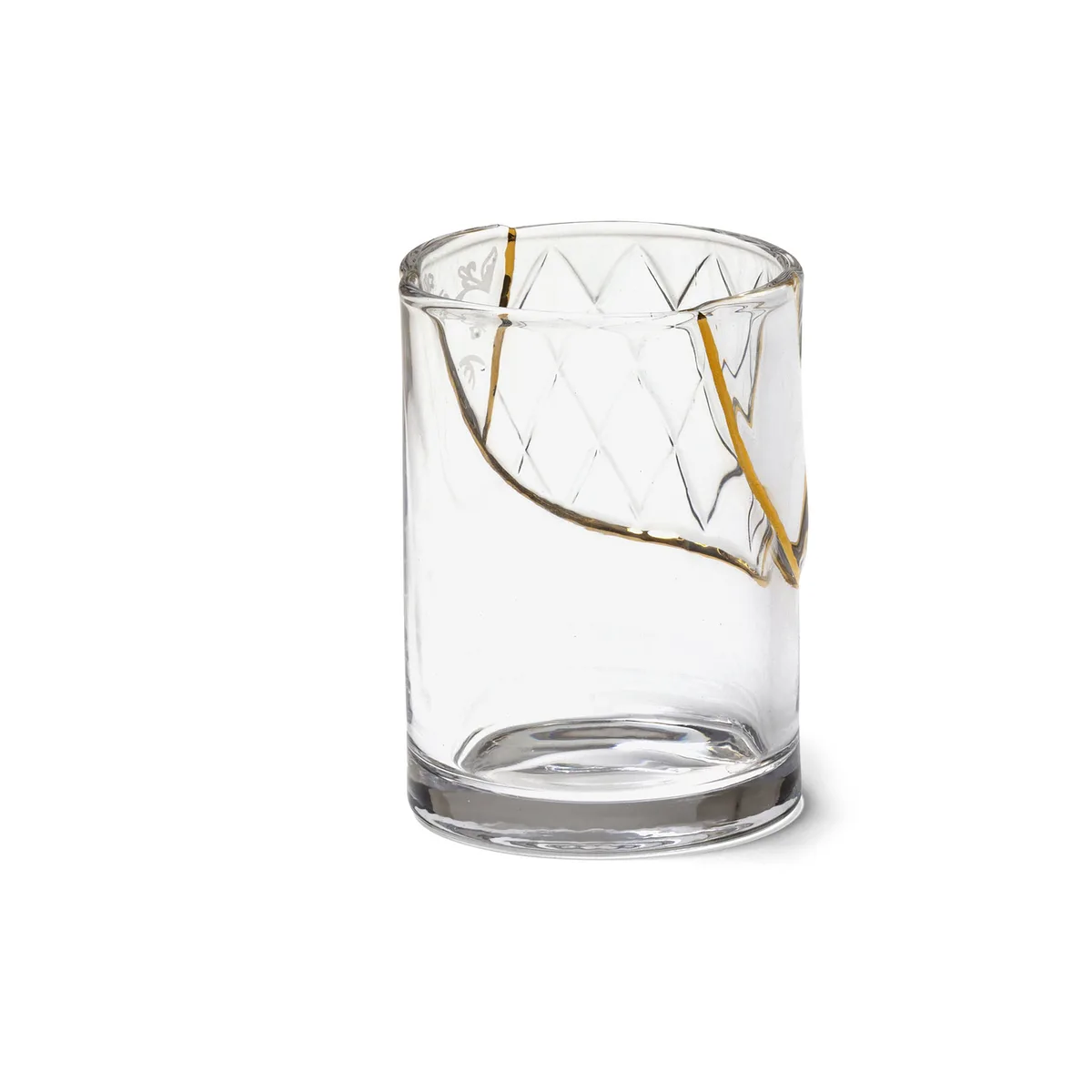 Glas Kintsugi - Transparent - Feingold - Designer Marcantonio de Seletti – photo du produit