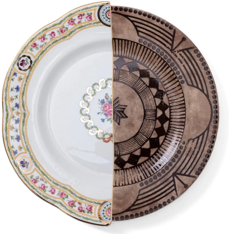 Hybrid Dinerbord Ø27.5 Hobyo fra Seletti i Multi colour – produktbillede