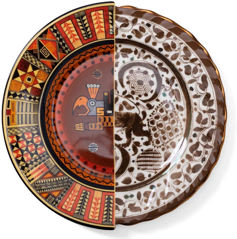 Hybrid Dinerbord Ø27.5 Mitla by Seletti in Multi – product photo
