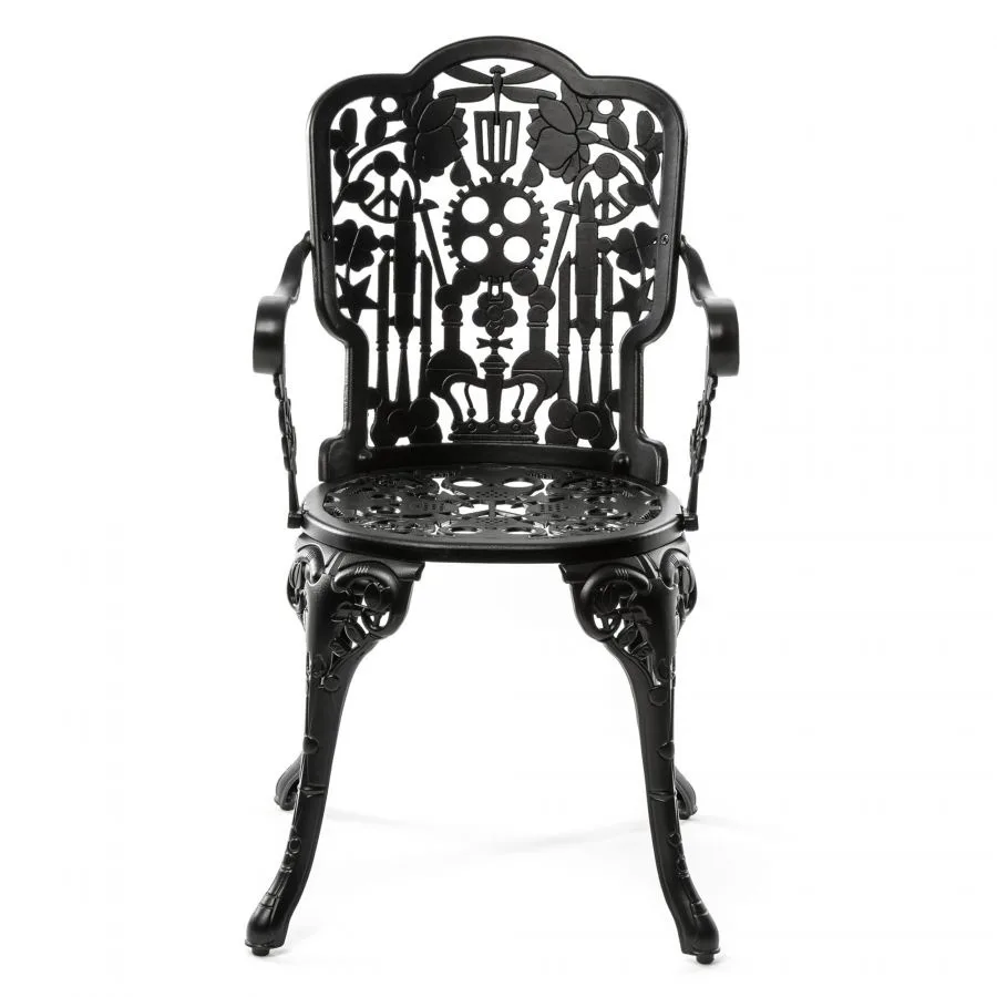 Industry collection armstoel zwart - 18684_NER van Seletti – productfoto