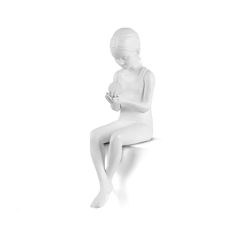 Innerglow Girl Taffellamp Mini White - Seletti - Woonkamer - Kunststof van Seletti – productfoto