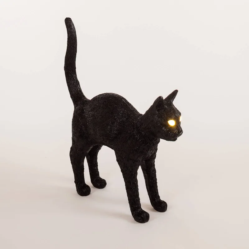 Jobby The Cat Tafellamp Zwart de Seletti – photo du produit 5 sur 5