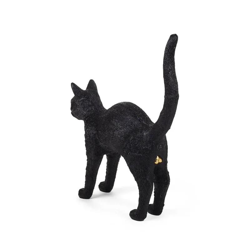 Jobby The Cat Tafellamp Zwart de Seletti – photo du produit 2 sur 5