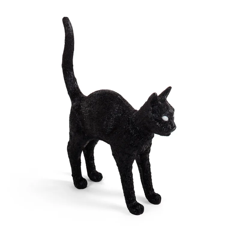 Jobby The Cat Tafellamp Zwart - Seletti - Woonkamer - Designer - Kunststof de Seletti – photo du produit