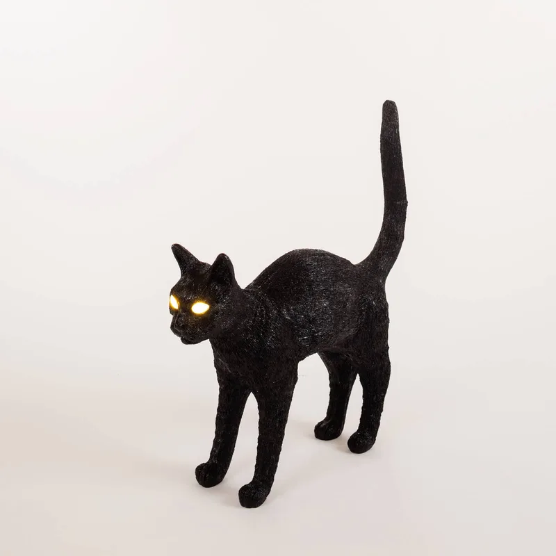 Jobby The Cat Tafellamp Zwart de Seletti – photo du produit 4 sur 5