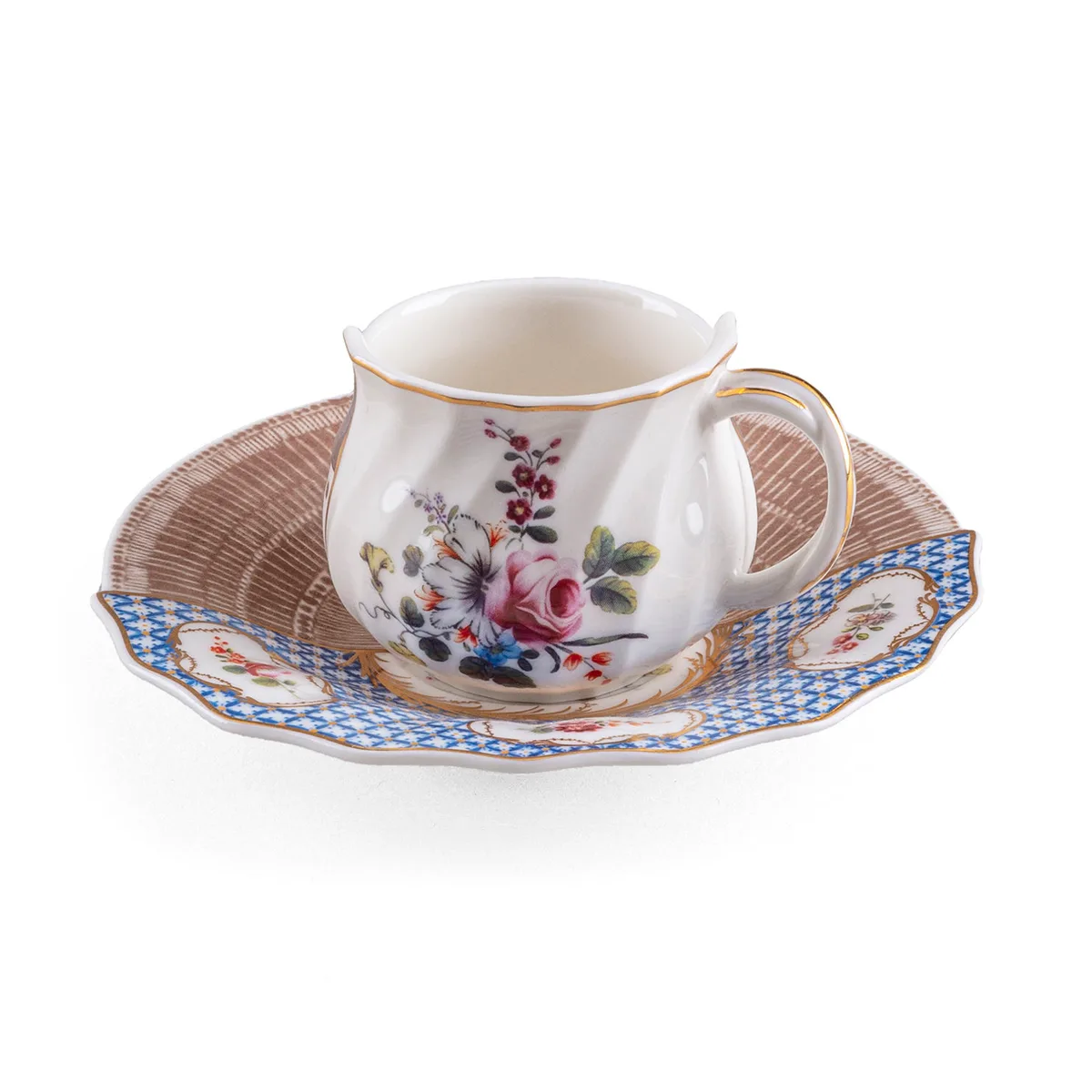 Kaffeetasse Hybrid - Bunt - Porzellan - Designer Studio CTRLZAK van Seletti – productfoto
