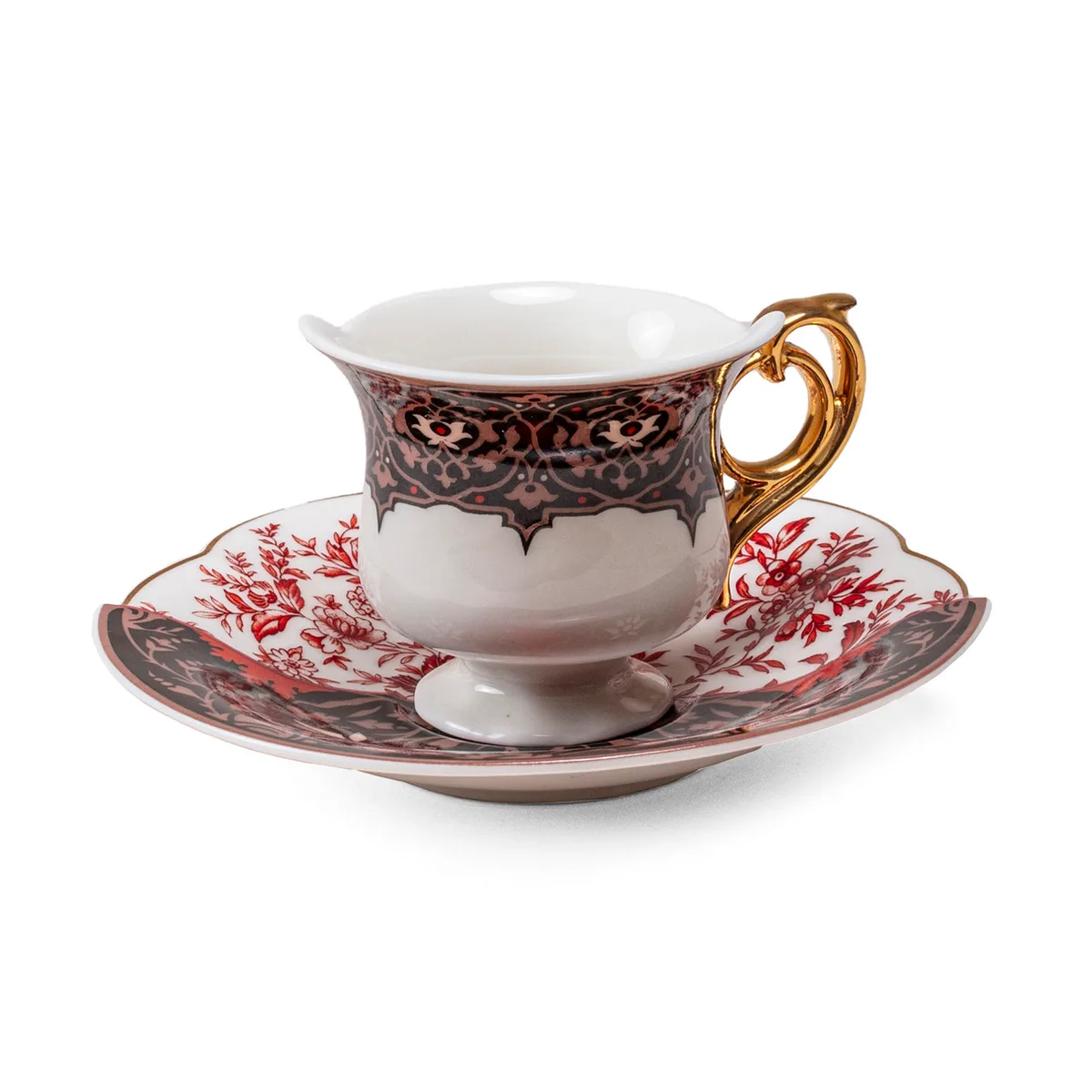 Kaffeetasse Hybrid - Bunt - Porzellan - Designer Studio CTRLZAK von Seletti – Produktfoto