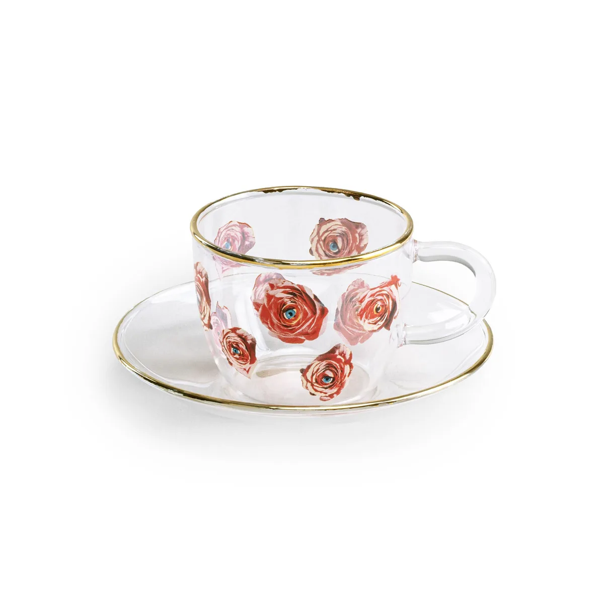 Kaffeetasse Toilet Paper - Bunt - Borosilikatglas - Designer Pierpaolo Ferrari von Seletti – Produktfoto