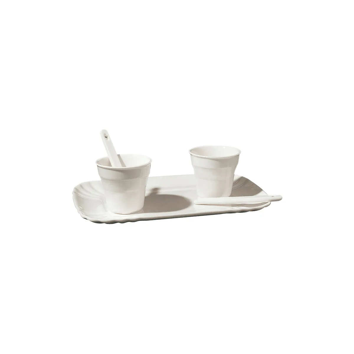 Kaffeservice Estetico quotidiano - Weiß - Porzellan - Designer Alessandro Zambelli de Seletti – photo du produit