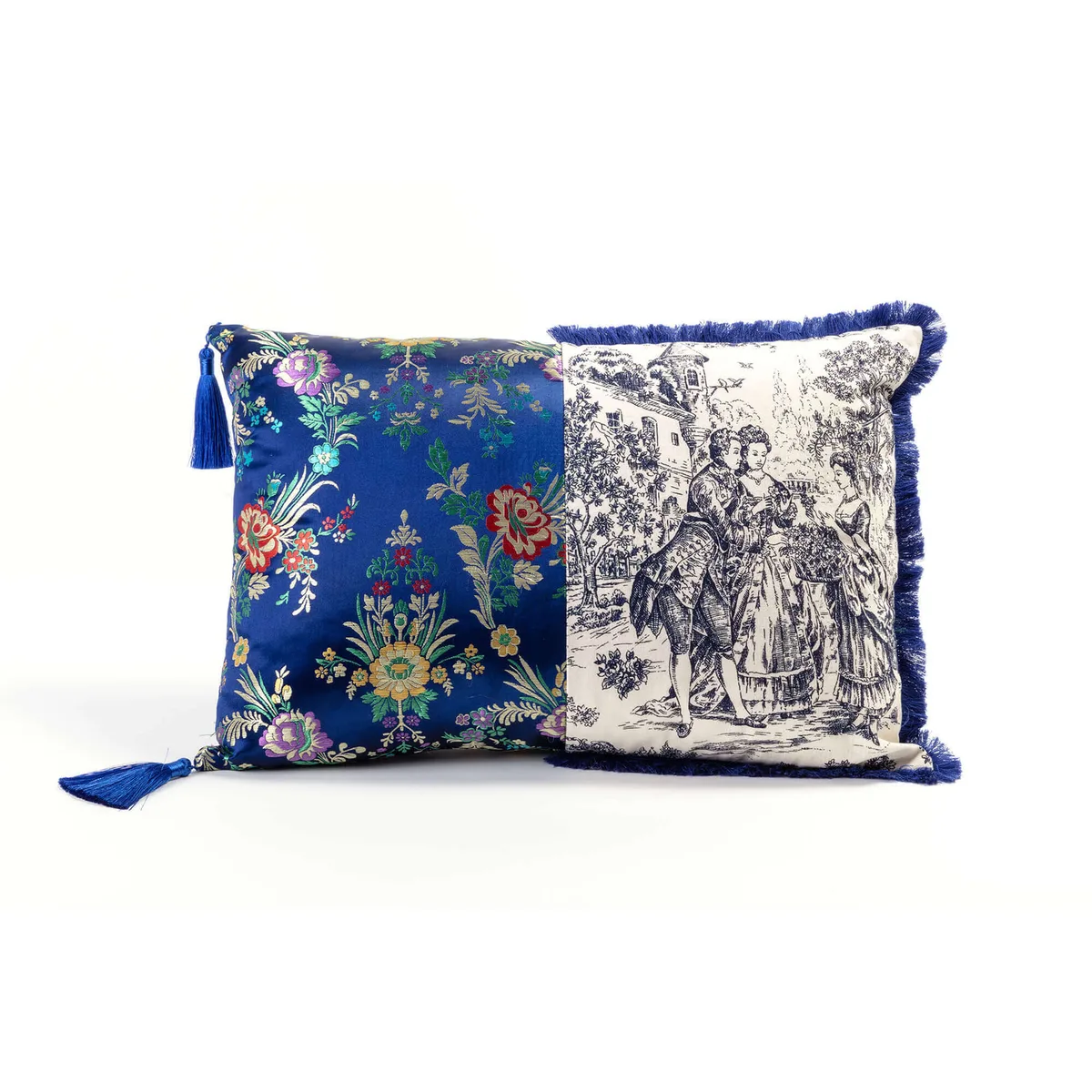 Kissen Hybrid - Blau - Daunen - Designer Studio CTRLZAK by Seletti – product photo