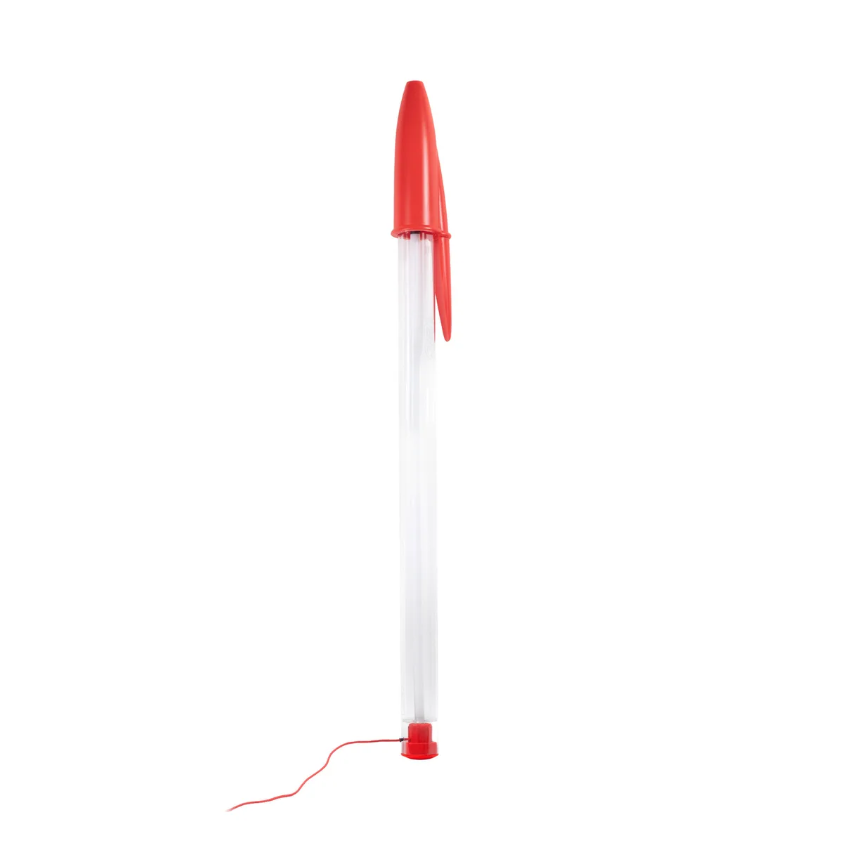Lampe Bic - Rot - Polycristall - Designer Mario Paroli van Seletti – productfoto