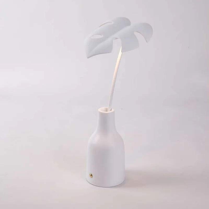 Leaf Light Delicio Portable Tafellamp White - Seletti - Woonkamer - Metaal van Seletti – productfoto