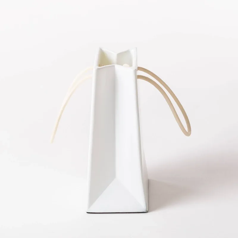 LED decoratie-tafellamp Daily Glow boodschappentas by Seletti in White – product photo