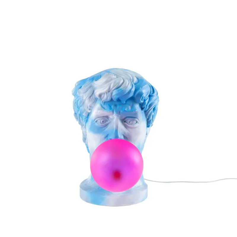 LED tafellamp Wonder Cloud wit/blauw/pink by Seletti in Blue, Pink – product photo