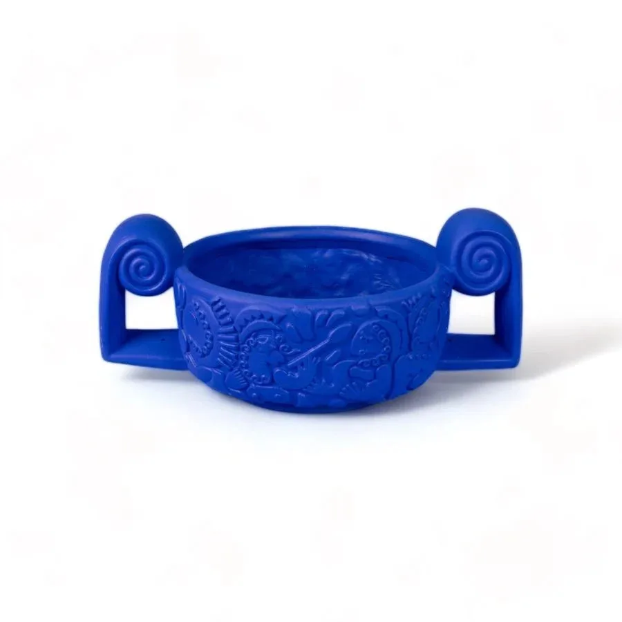 Magna Graecia terracotta decoratieschaal - Blauw - 11509B van Seletti – productfoto