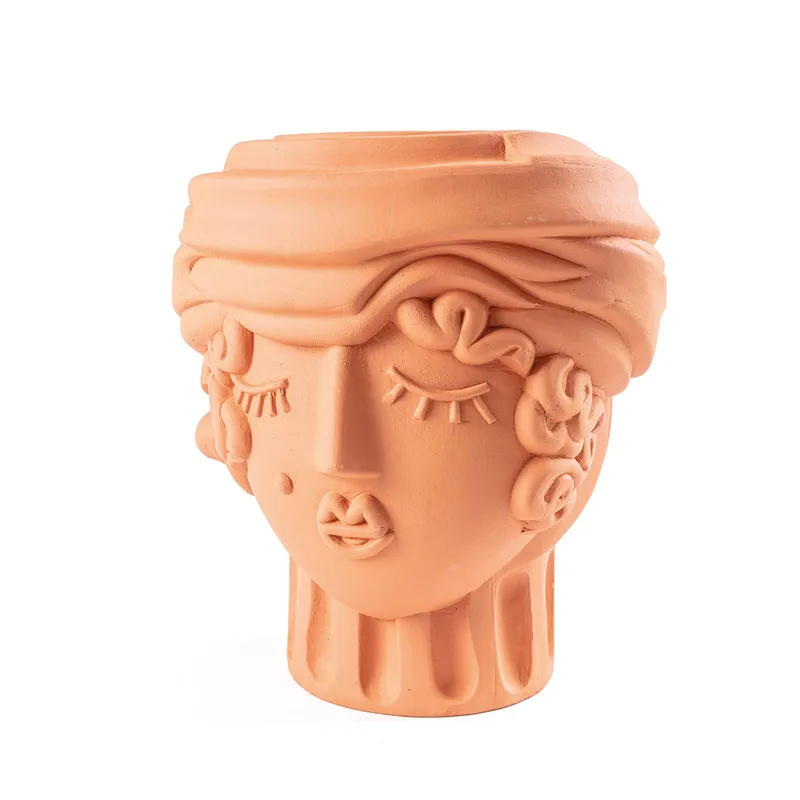 Magna Graecia Vrouwenvaas, hoogte 33 cm by Seletti in Terracotta – product photo
