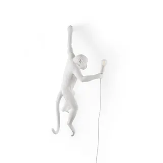 Monkey Hanging Wandlamp Left Wit de Seletti – photo du produit 1 sur 5