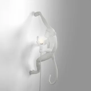 Monkey Hanging Wandlamp Right Wit de Seletti – photo du produit 3 sur 5