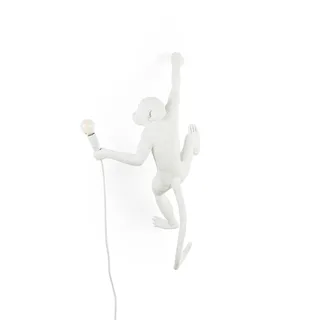 Monkey Hanging Wandlamp Right Wit de Seletti – photo du produit 1 sur 5