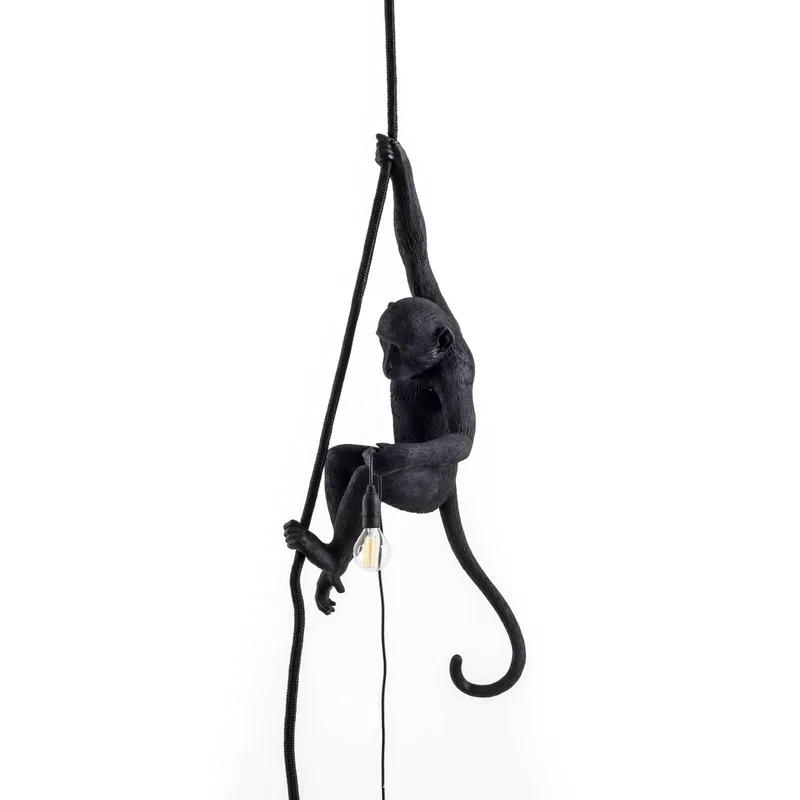 Monkey Hanglamp LED hanglamp von Seletti in Zwart – Produktfoto