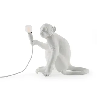 Monkey Sitting Tafellamp Wit de Seletti – photo du produit 1 sur 5