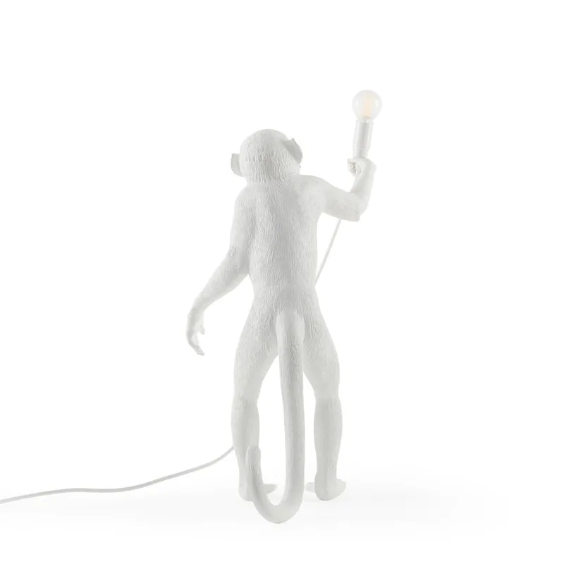 Monkey Standing Tafellamp - Seletti Monkey Lamp - Woonkamer - Designer - Kunststof von Seletti – Produktfoto