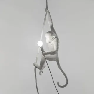 Monkey With Rope Hanglamp Wit de Seletti – photo du produit 4 sur 5
