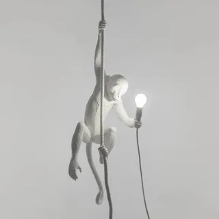 Monkey With Rope Hanglamp Wit de Seletti – photo du produit 3 sur 5