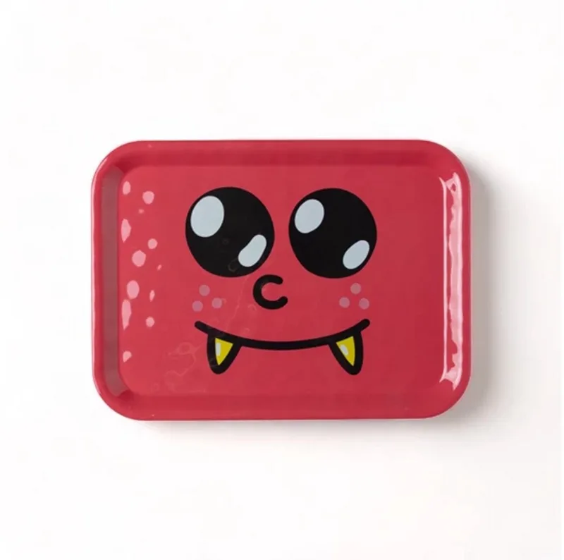 Monsters baby Gregorio plateau 43.4x31.9cm melamine by Seletti in Red – product photo