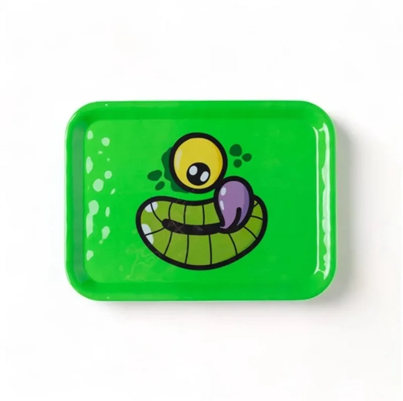 Monsters Gino plateau 43.4x31.9cm melamine de Seletti en Groen – photo du produit