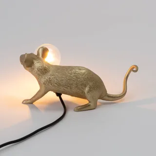Muselampe LED-pære USB-siddende guld fra Seletti – produktbillede 5 af 5