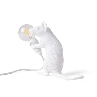 Muselampe LED-pære USB-siddende hvid fra Seletti – produktbillede 2 af 5