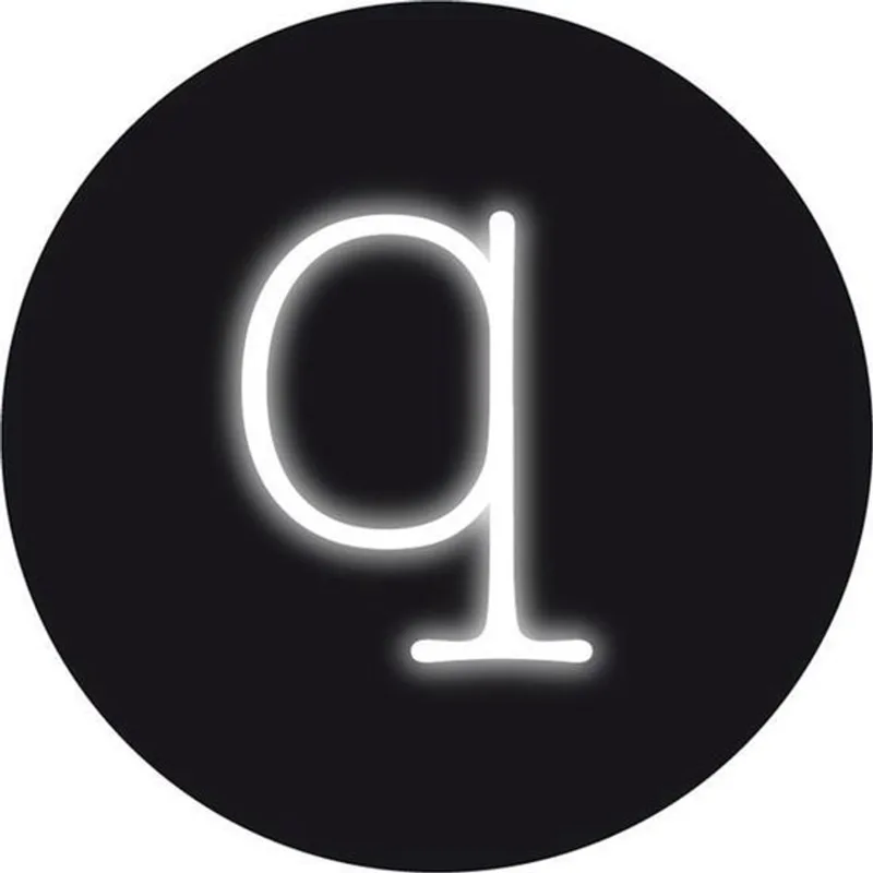 Neon Art - Wandlamp - letter Q de Seletti en Wit – photo du produit