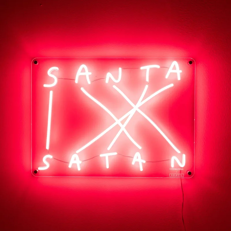 Santa-Satan LED-Sign by Seletti – product photo 3 of 5