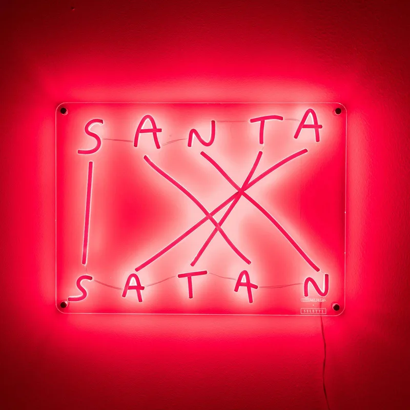 Santa-Satan LED-Sign by Seletti – product photo 2 of 5