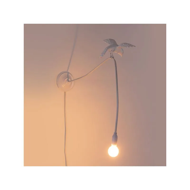 Sparrow Cruising Wandlamp White - Seletti - Woonkamer - Kunststof by Seletti – product photo