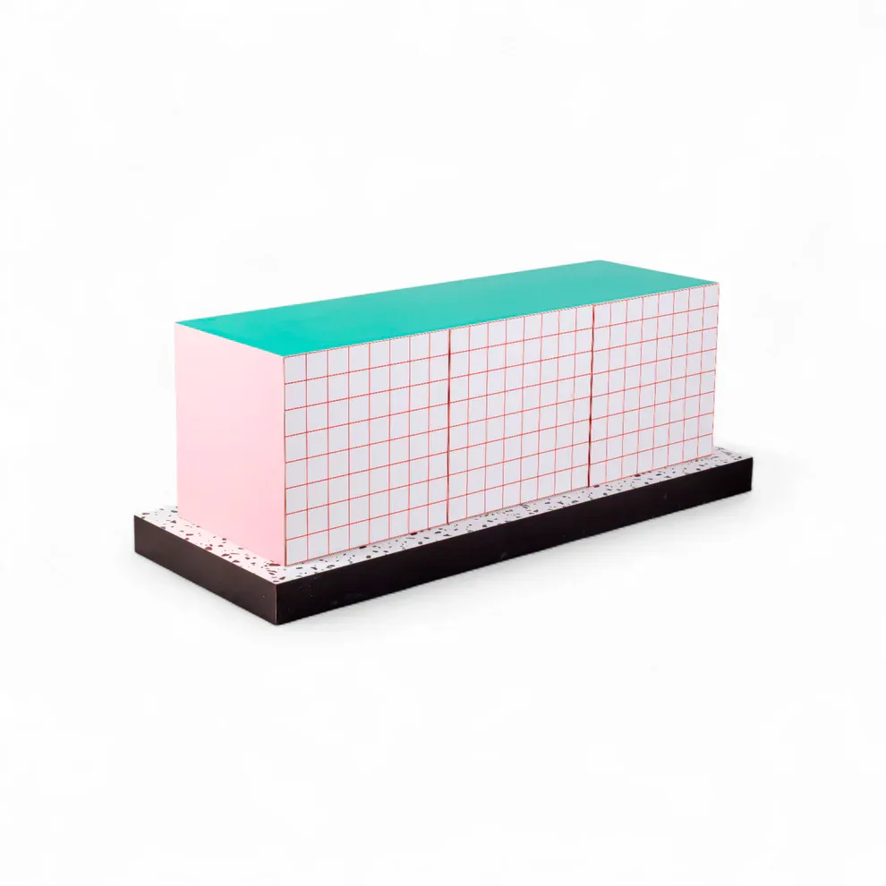 Supercabinet red grid kast by Seletti – product photo