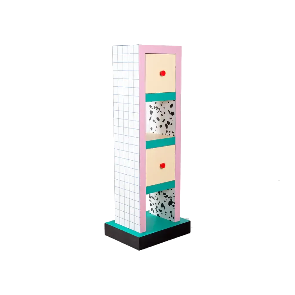 Supershelf blue grid badkamer kast by Seletti – product photo