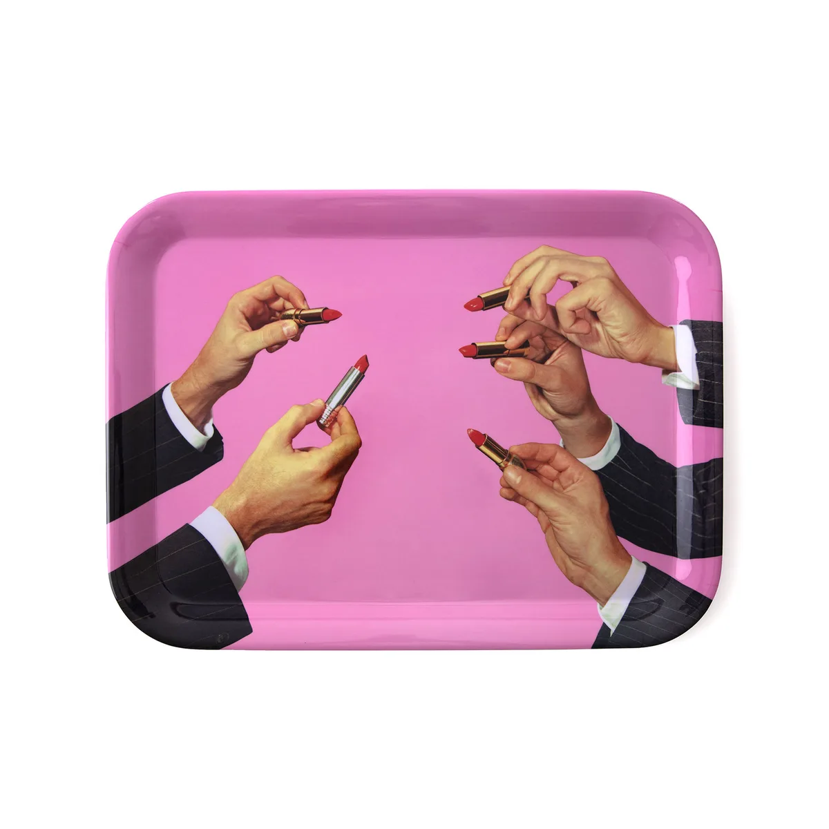 Tablett Toilet Paper - Rosa - Melamin - Designer Pierpaolo Ferrari de Seletti – photo du produit