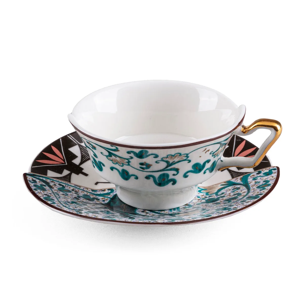 Teetasse Hybrid - Bunt - Porzellan - Designer Studio CTRLZAK von Seletti – Produktfoto