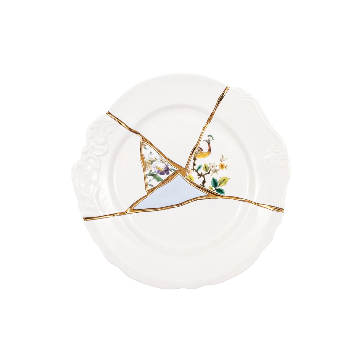 Teller Kintsugi - Weiß - Gold - Designer Marcantonio van Seletti – productfoto